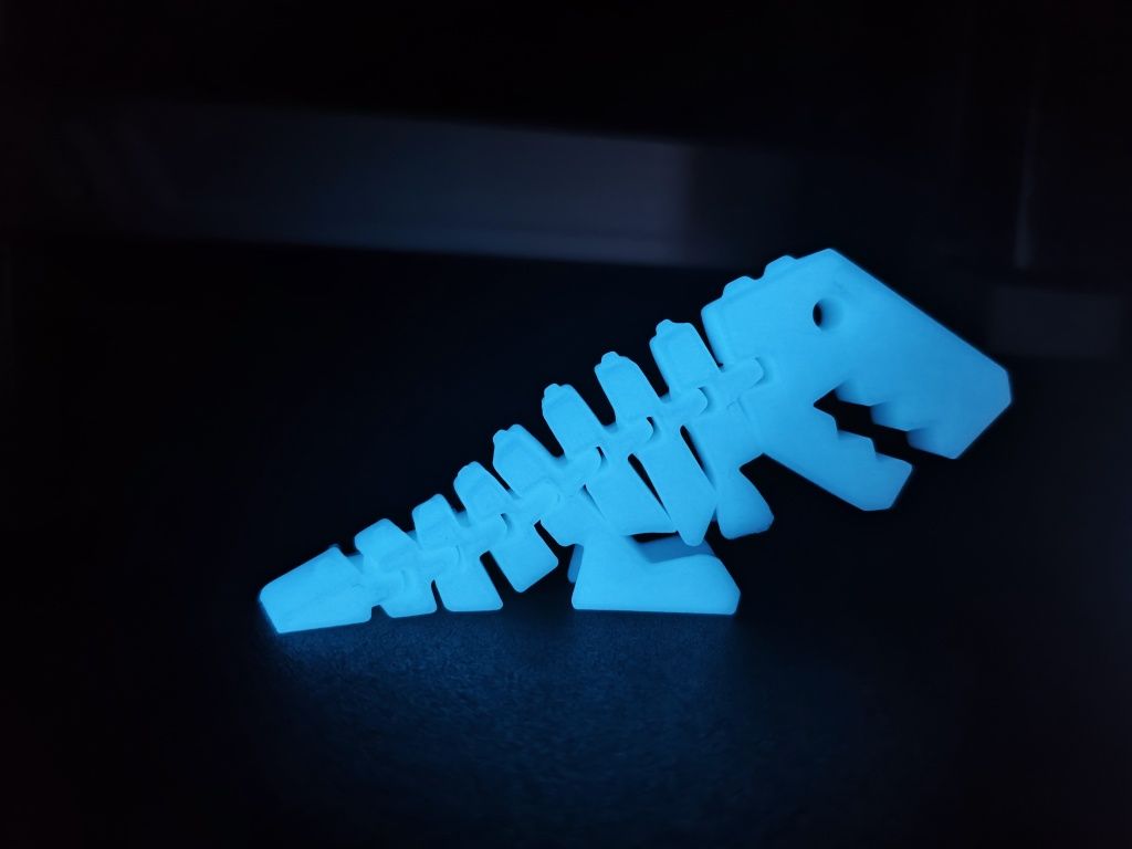 Filament Anycubic PLA świecący w ciemności niebieski Glow in Dark Blue