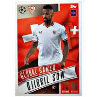 Karta Topps Match Attax Extra 2023-24 Djibril Sow 205 Global Gamer