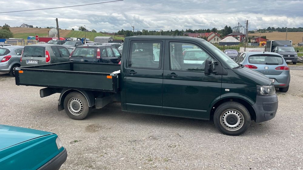 Volkswagen T5 Transporter T 5  Salon Polska książka serwisowa Super stan T5 DOKA paka 6 osób