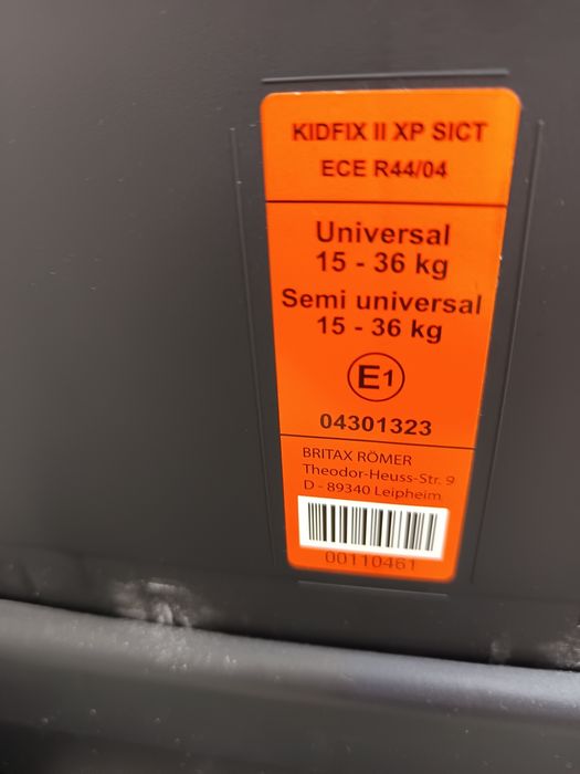 Cadeira Auto Britax Römer Kidfix II XP SICT