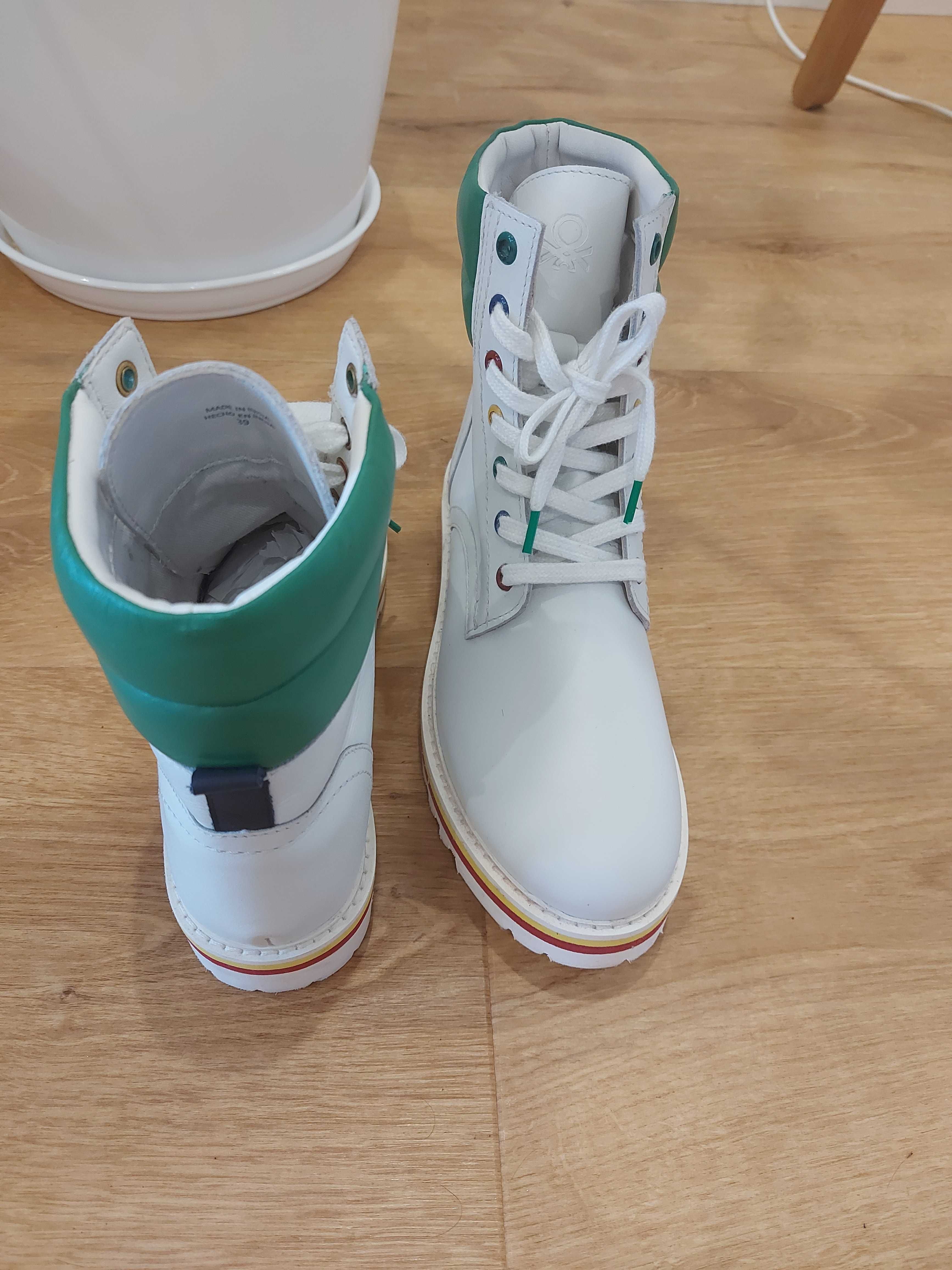 Ботинки Benetton кожаные