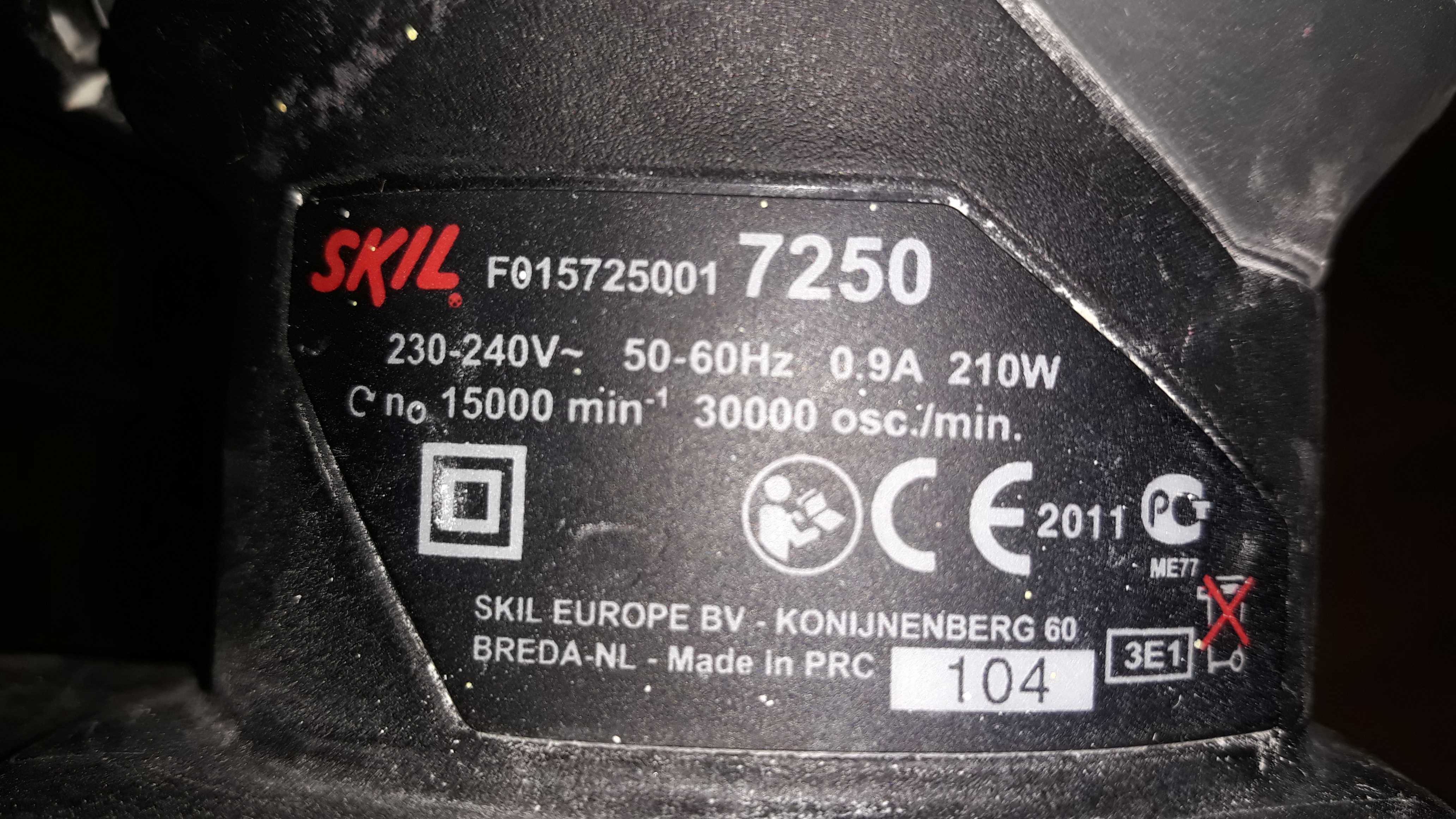 Szlifierka Skil 7250 oscylacyjna delta trójkątna do drewna gipsu