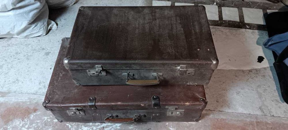 2 чемодана валіза ссср радянський винтаж старинные чемоданы