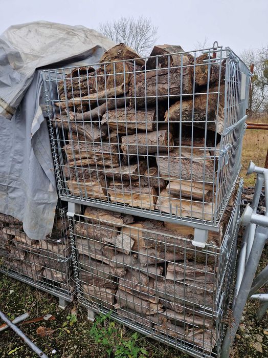 Drewno kominkowe liściaste, kasztan, kasztanowiec, sezonowane połupane