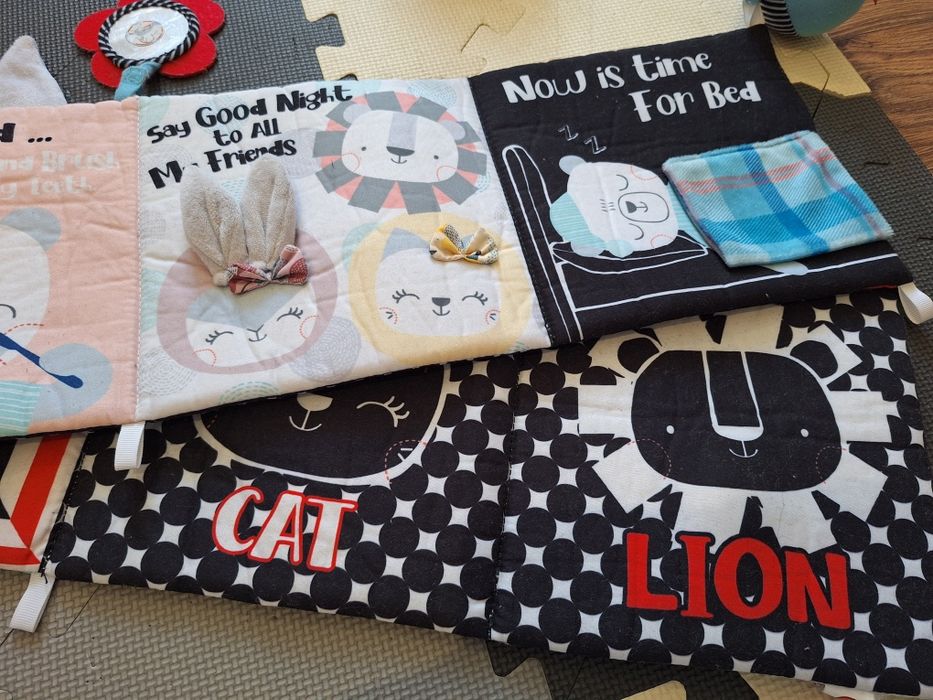 Książeczka kontrastowa niemowlęca Smiki