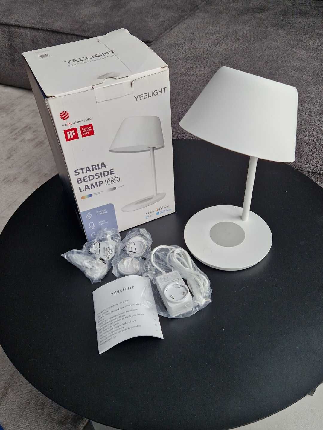 Yeelight Lampka nocna z ładowarką bezprzewodową Staria Pro bdb