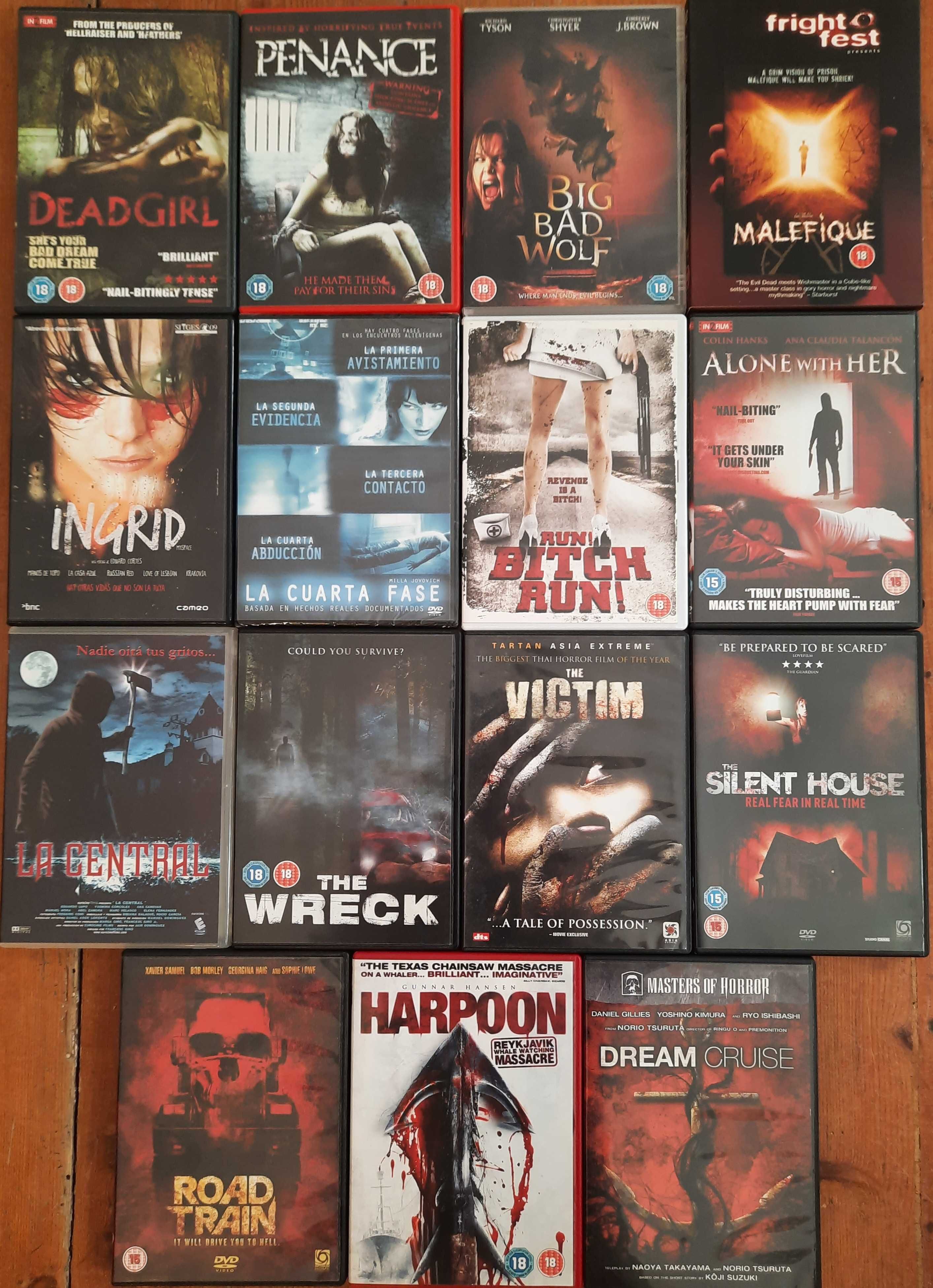 Filmes de terror (Dvd) para amantes e coleccionadores