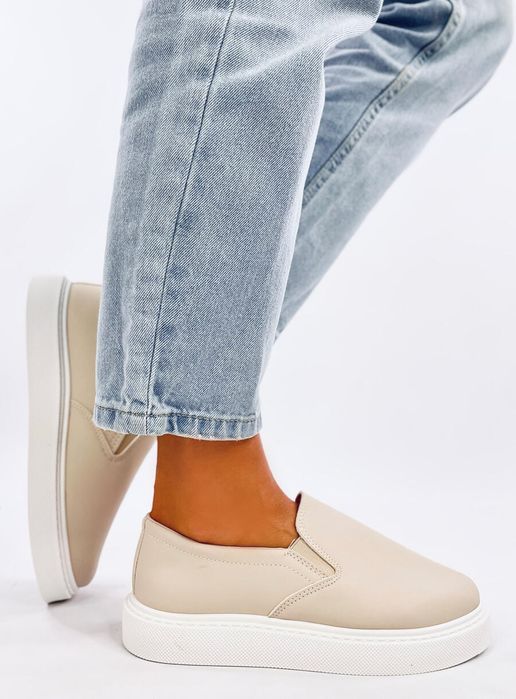 Trampki Slip-On Allams Beige