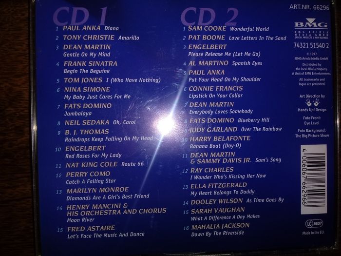 2Cd Światowe gwiazdy gala - Sinatra,Tom Jones, Dean Martin, Fred Aster