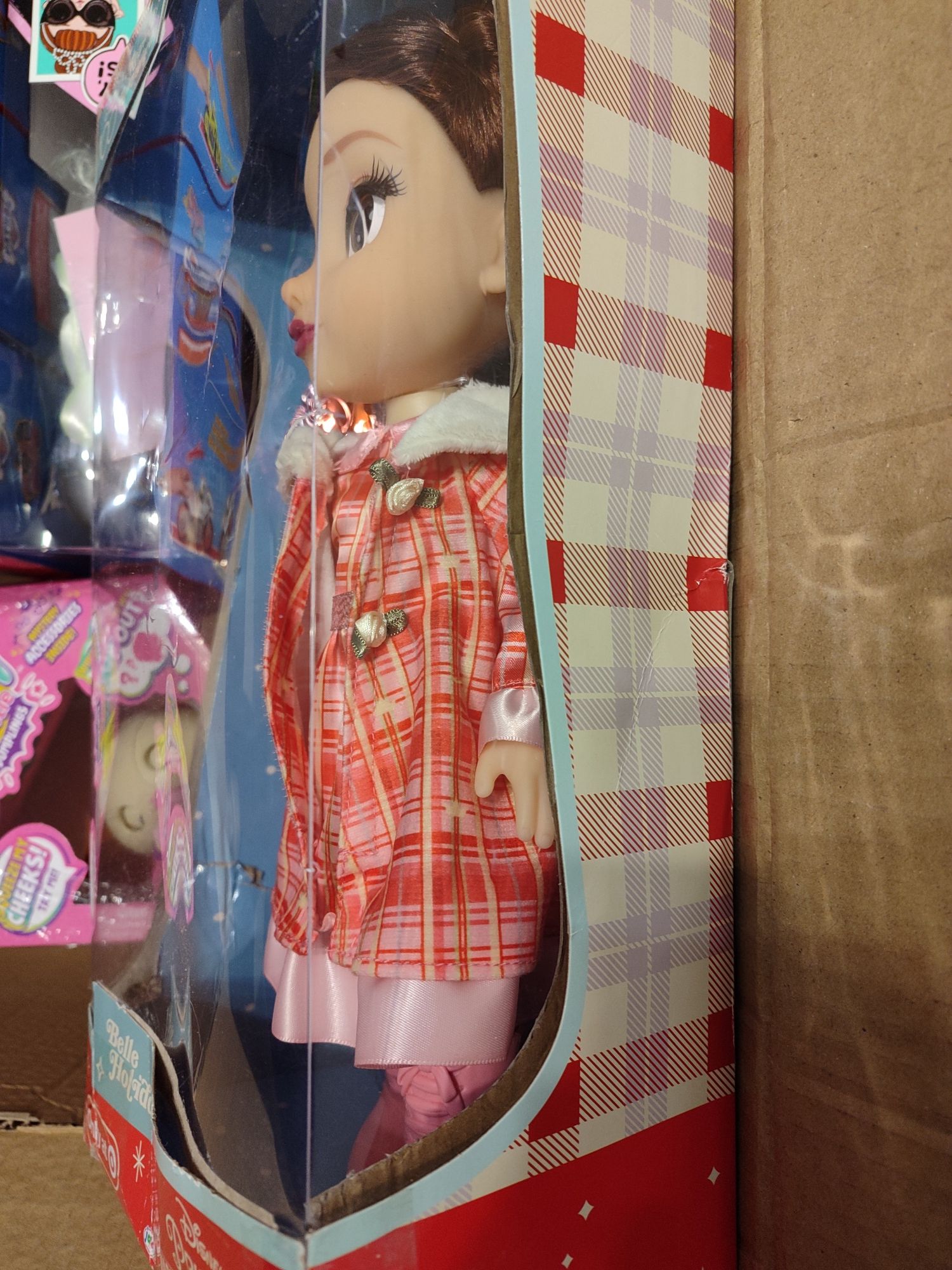 Колекційна лялька Disney 100 Princess Retro Holiday Belle Doll Красуня