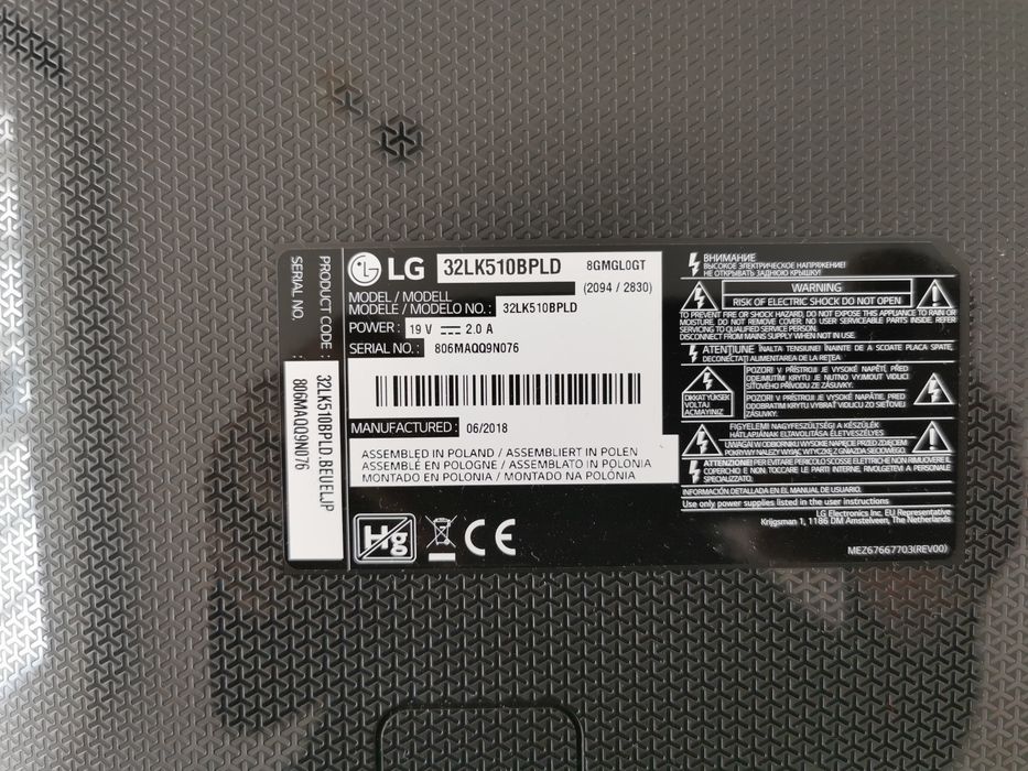 Televisão LG led 32" com Oferta suporte para parede