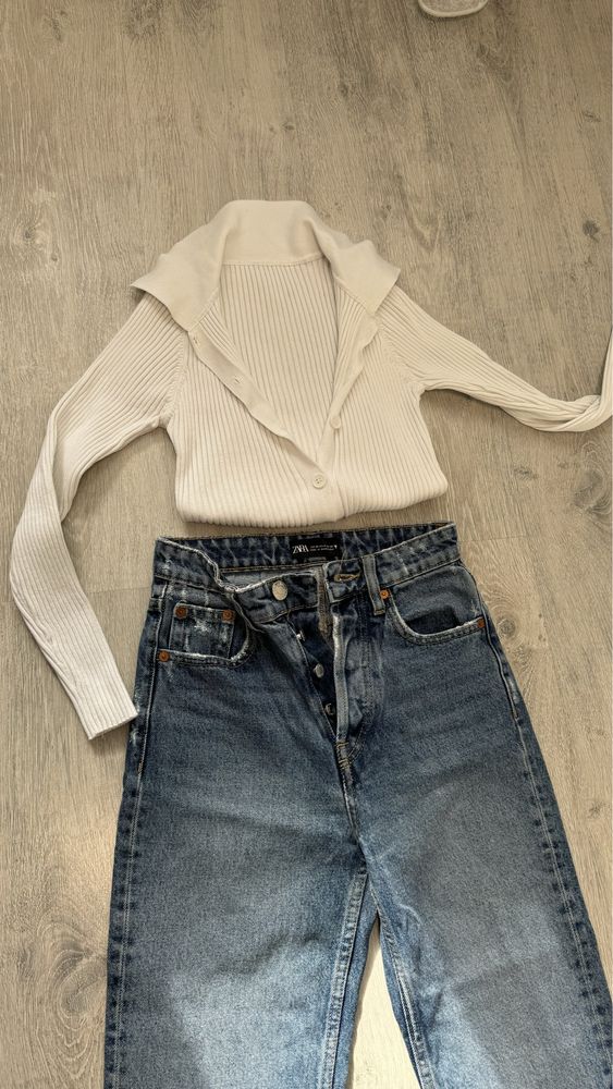 Джинсы zara , трендовые джинсы