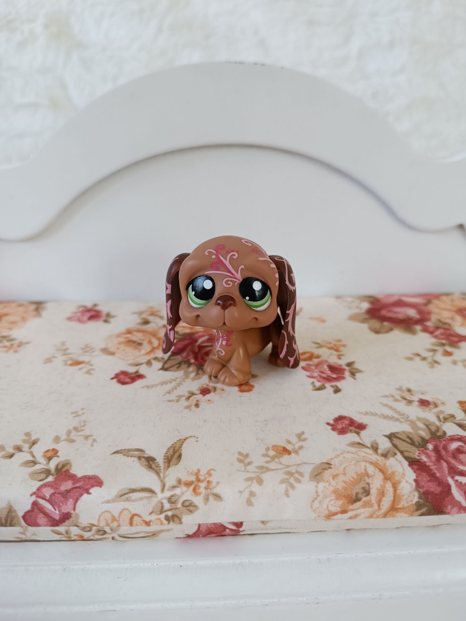 Figurka lps 1358 littlest pet shop Hasbro pies Basset piesek