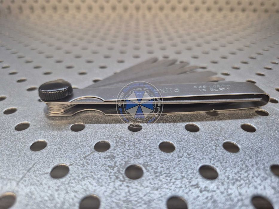 Szczelinomierz 13 listkowy stal nierdzewna 0.05-1.0mm