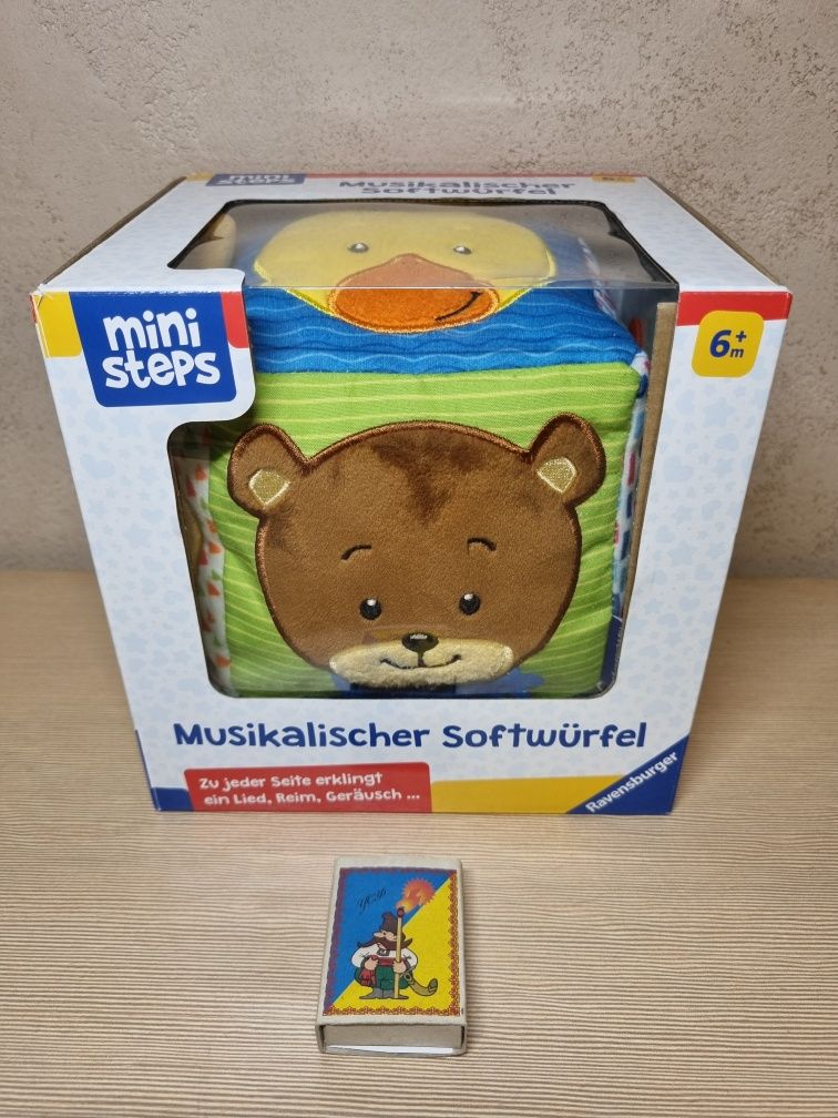 Музыкальный развивающий мягкий кубик Ravensburger ministeps