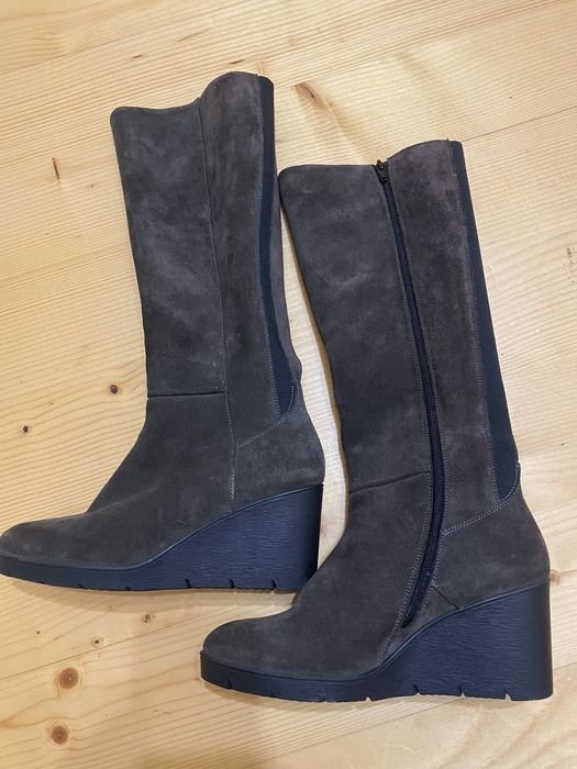 Продам нові жіночі чоботи RYŁKO, натуральна замша, утеплені