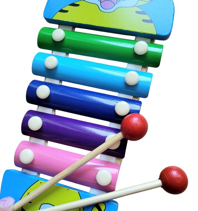 Drewniane cymbałki 5 tonów Tygrys # 533