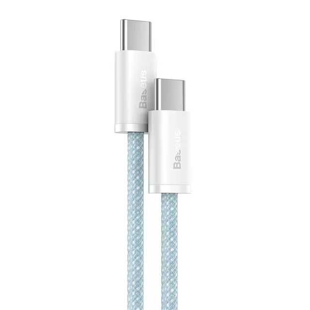 Baseus Usb-C to Usb-C Кабель Швидкої Зарядки 100W 1m Blue iPhone 15 16