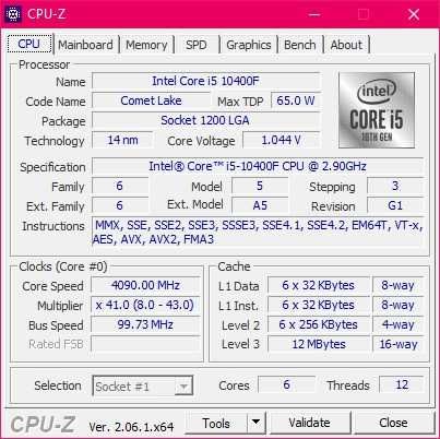 Комплект i5-10400F/16 GB DDR4/B460M/GAMMAXX 300