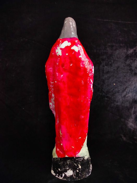 Stara gipsowa figurka Serca Jezusa