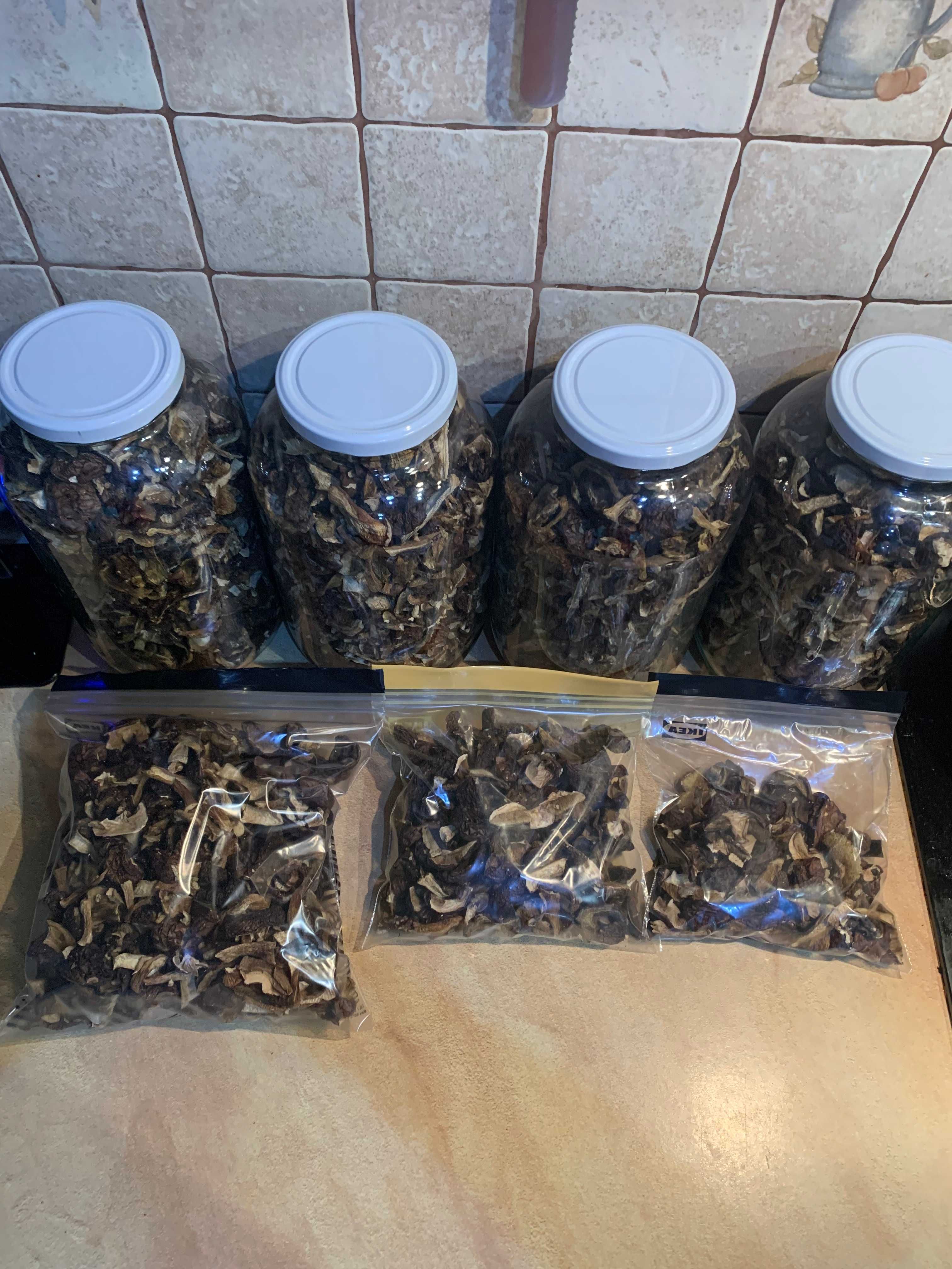 Grzyby suszone - podgrzybki 2024 - pakowane w woreczku po 600 g