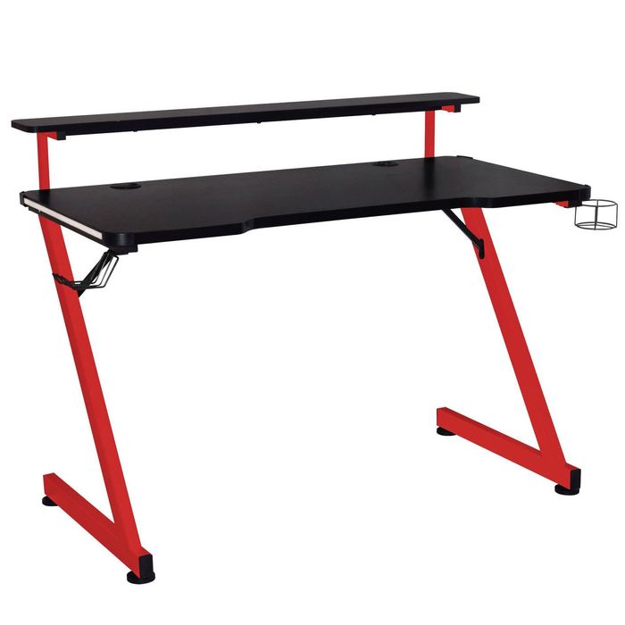Vendo Secretária Gaming 120x55cm Vermelha/Preta