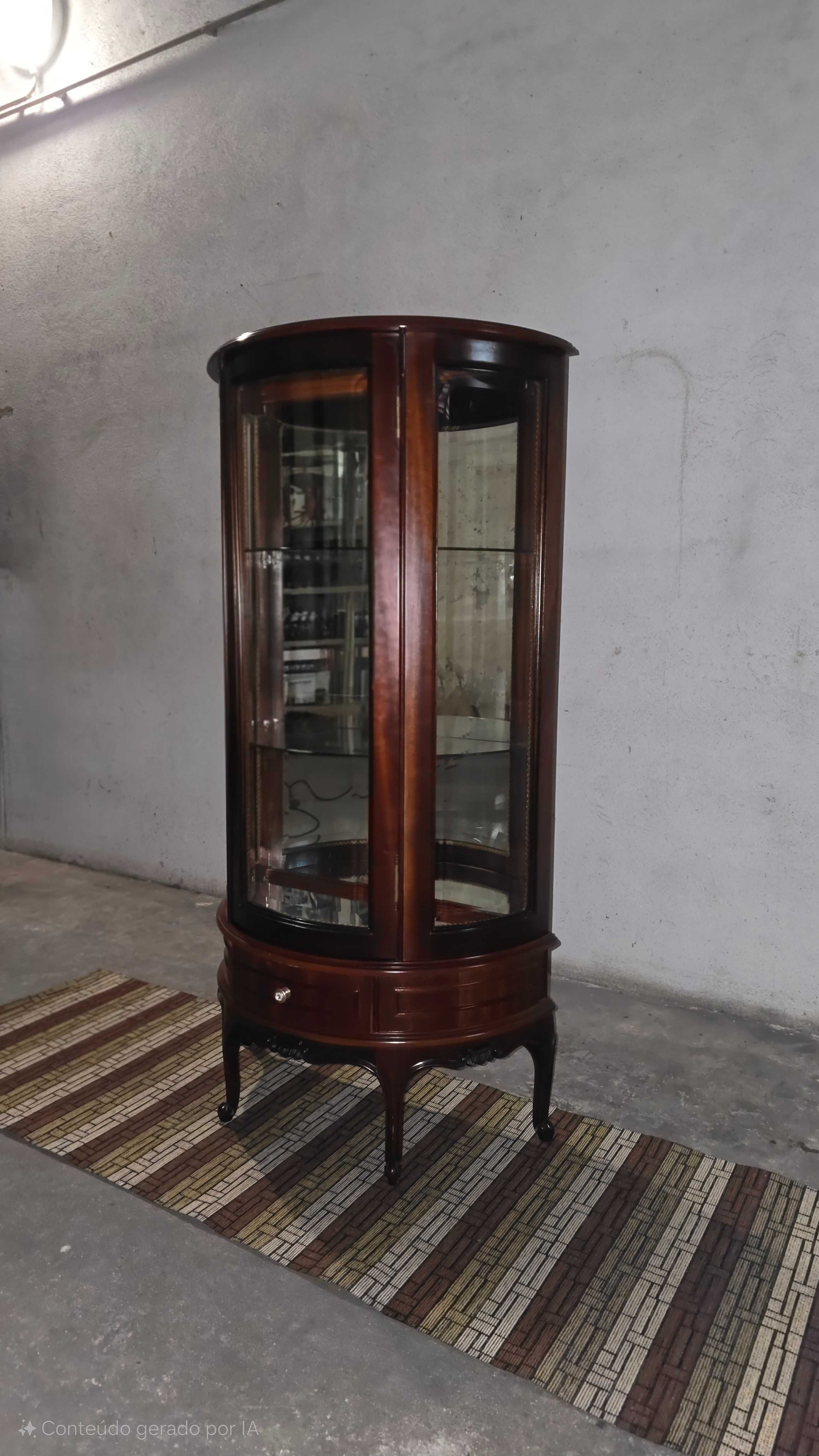 Vitrine Cristaleira com Gaveta