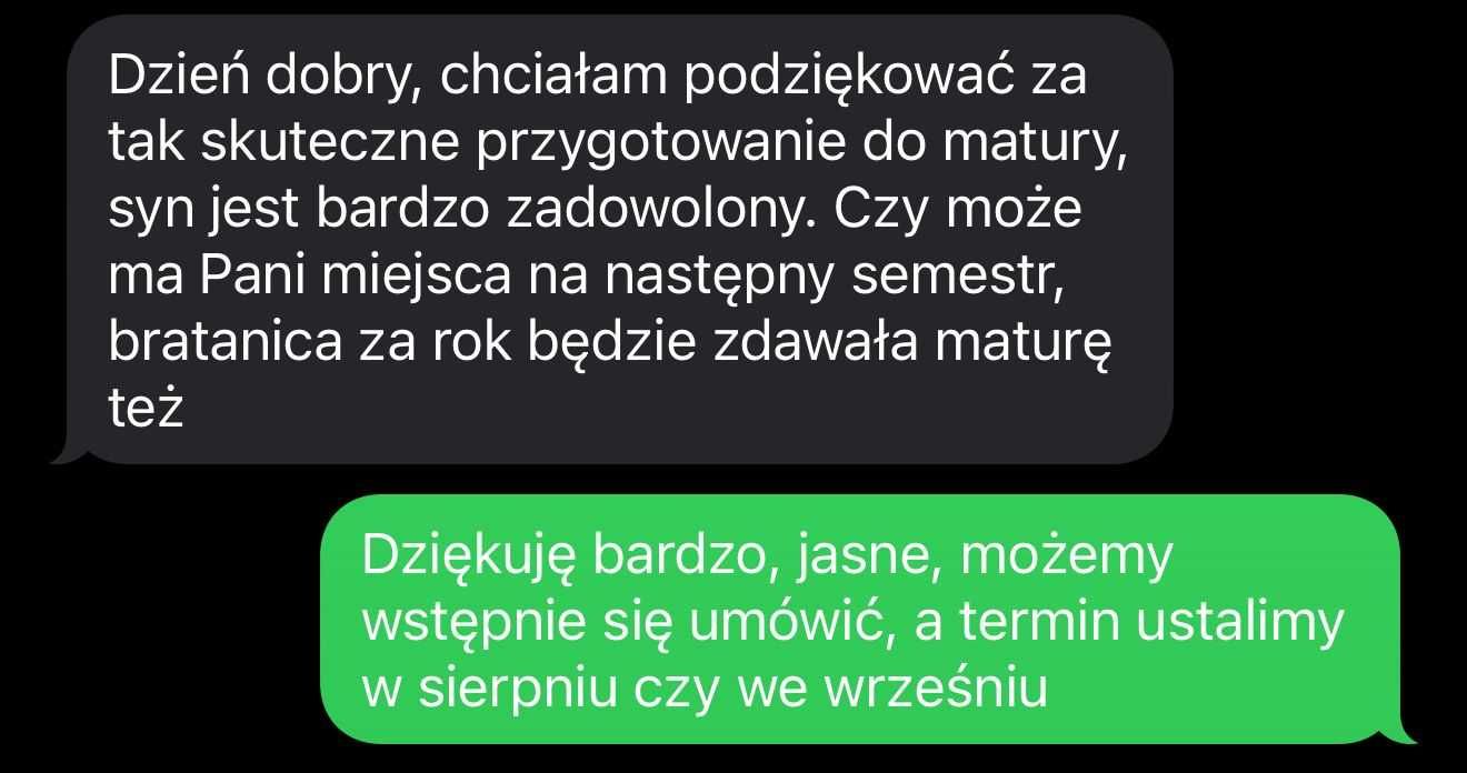 Matematyka poprawa matury – korepetycje online, 100% zdawalność