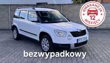 Skoda Yeti GWARANCJA 12 msc !!! Bezwypadkowy, Alufelgi, 2 komplety opon