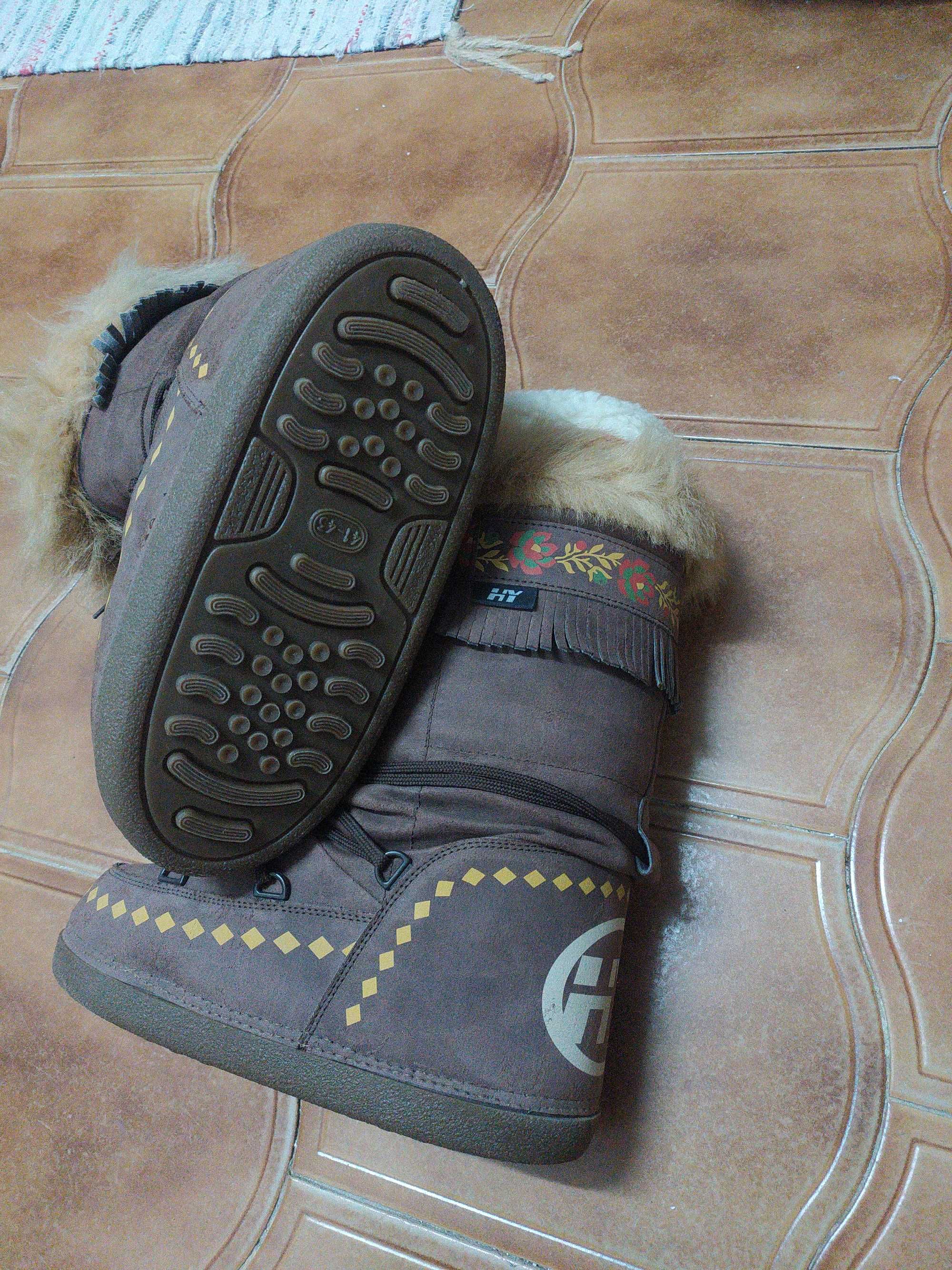 Botas para a neve