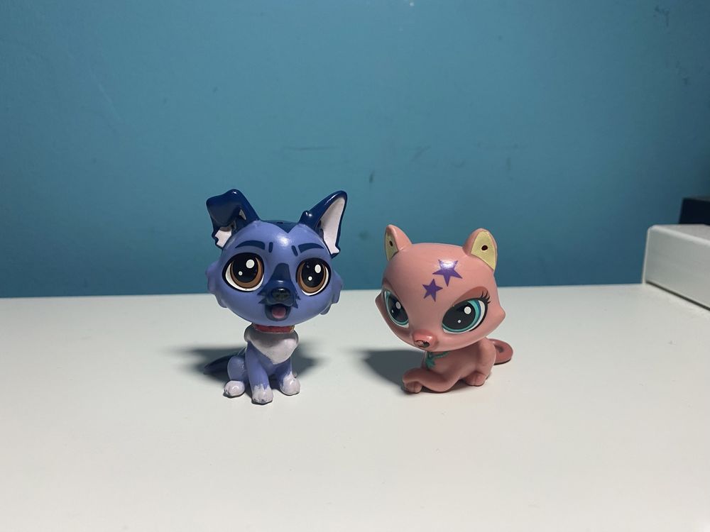 LPS Littlest Pet Shop Kot i Pies