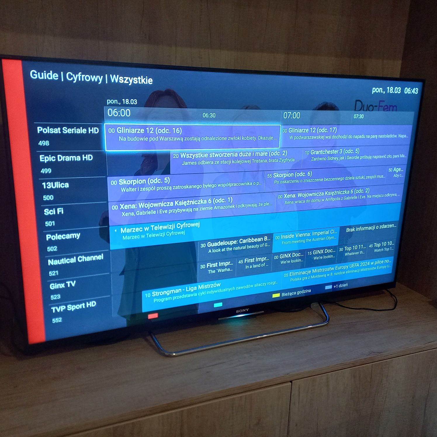 sony bravia kdl-50w805c na częsci