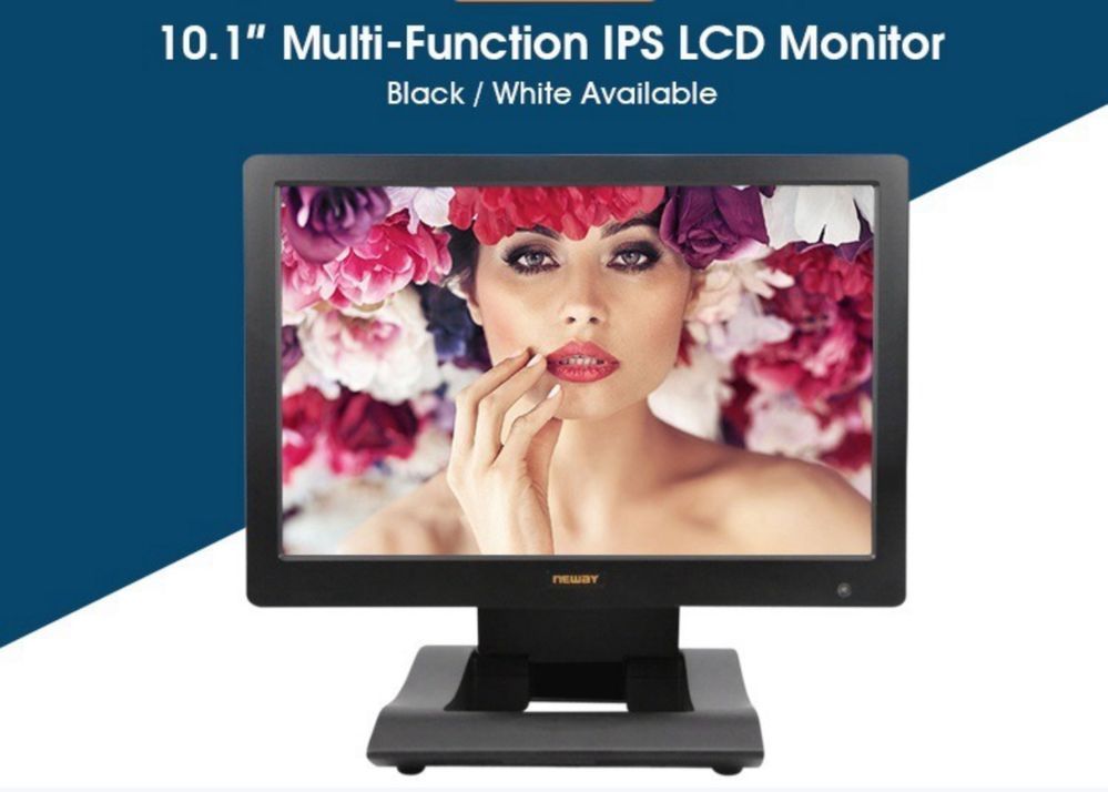 Monitor 10.1" IPS 1280x800 ekran dotykowy Neway [ do raspberry minix ]