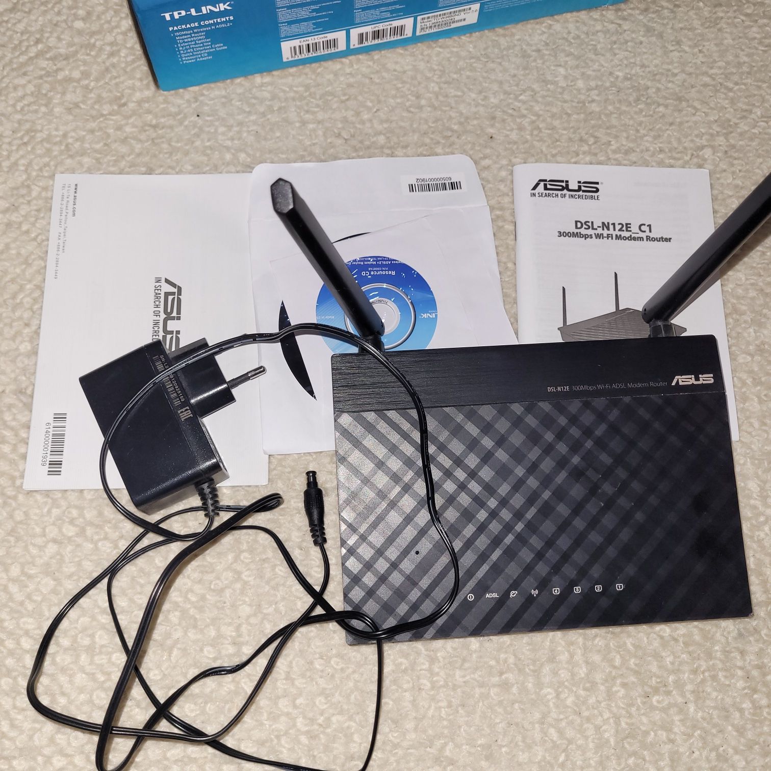 Router ASUS DSL N 12E C1