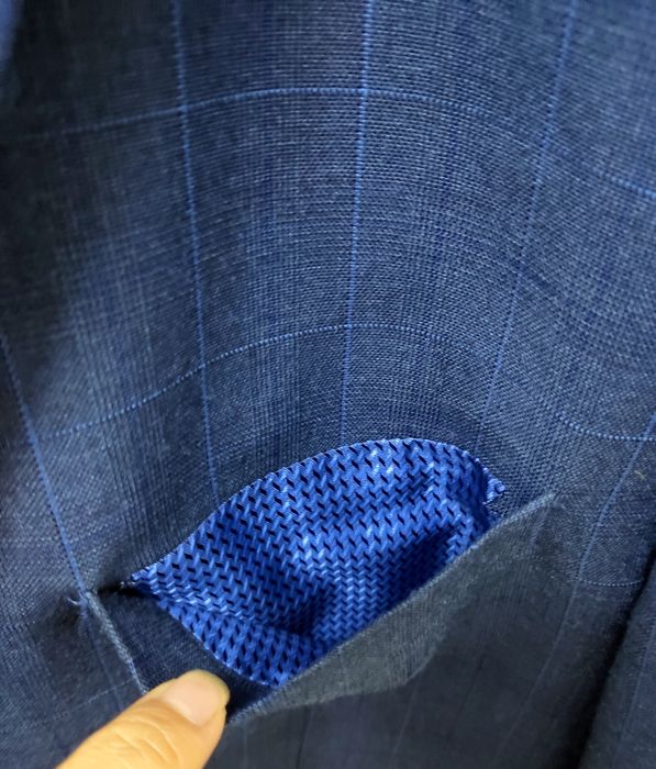 Піджак чоловічий синій 54/56 розмір