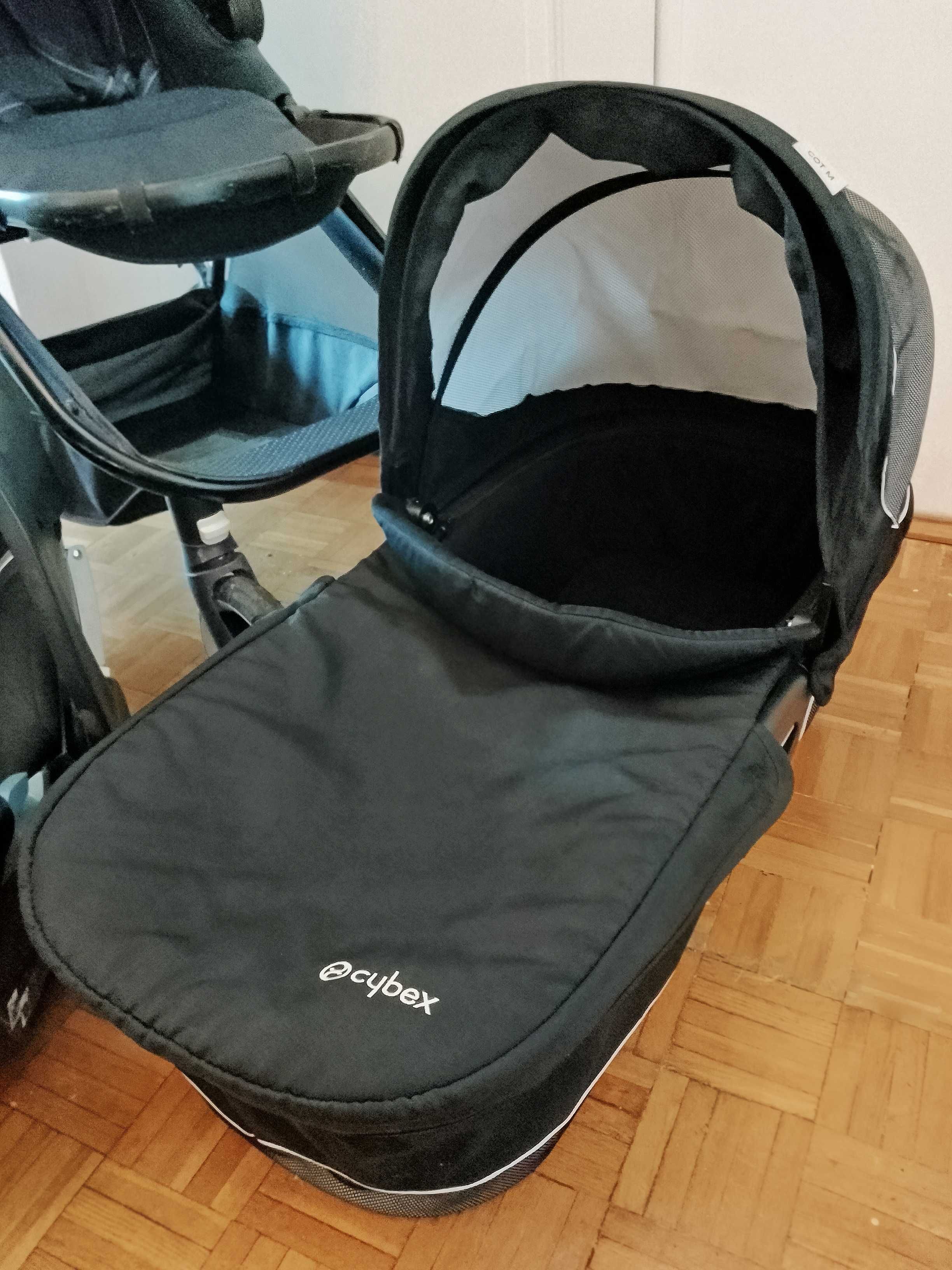 Wózek Cybex Balios M 3w1  (spacerówka, gondola, fotelik)