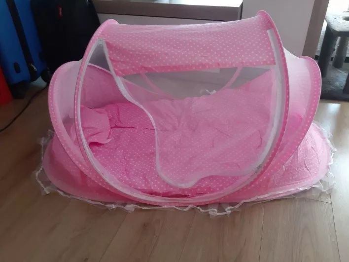 Berco bebe rosa novo