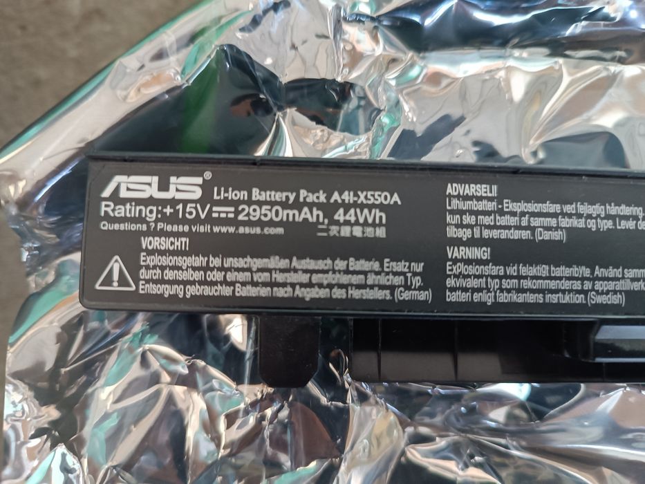 Bateria A41-X550A do laptopa Baterie do Asus