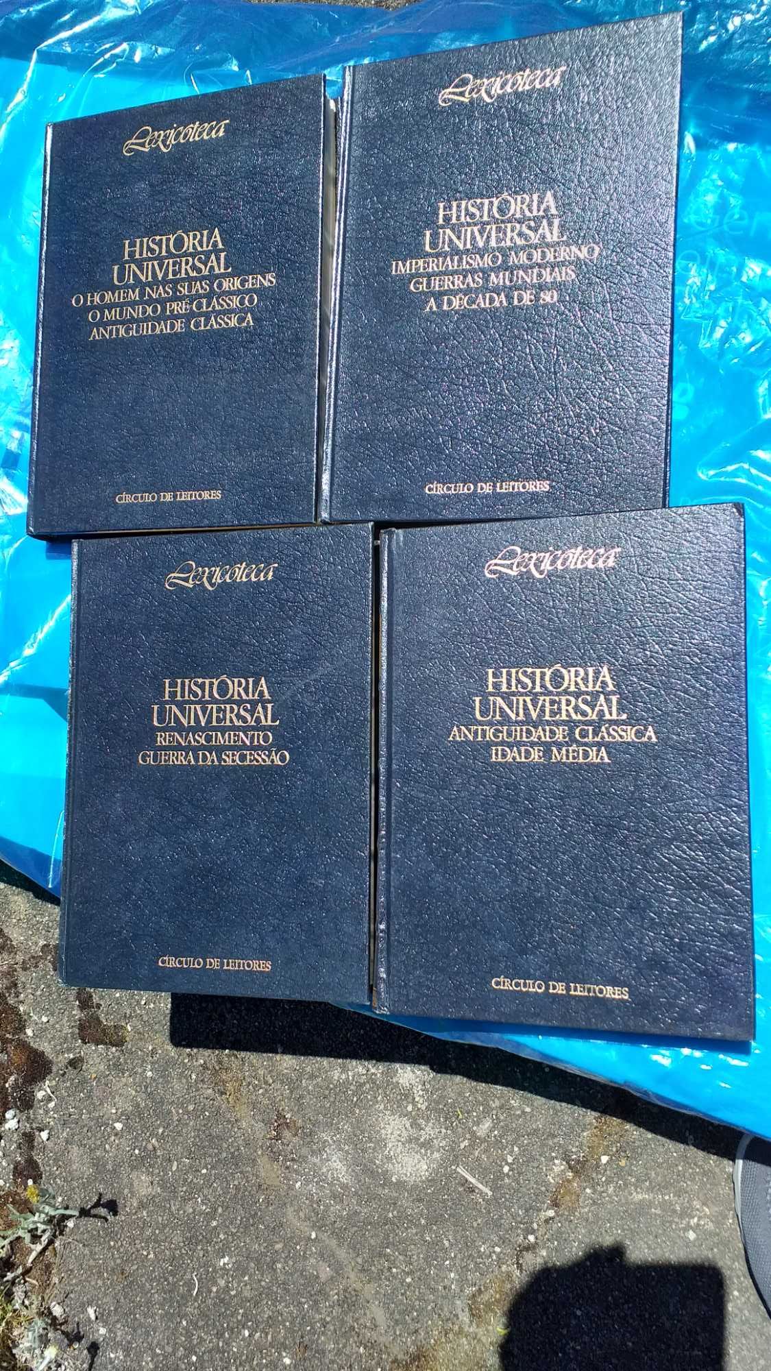 Livros Historia universal Lexicoteca - 4 volumes