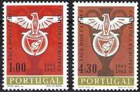Selos Portugal 1963-Benfica Campeão Europeu Completa Novos Soberbos