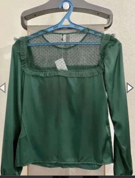 Стильна легка смарагдова 42 розмір