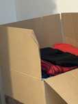Karton ubrań od L do 3XL