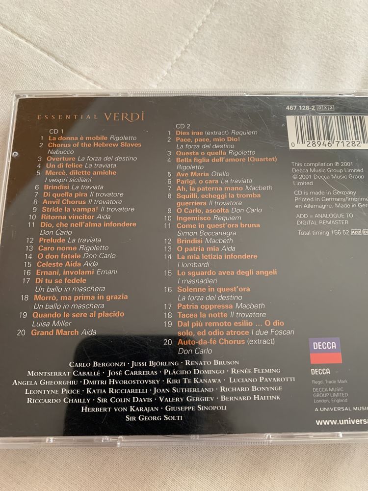 Cd Essential Verdi