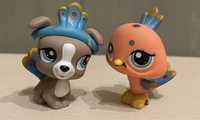 Littlest pet shop Peacock #1462 & Peacock Dog #1463 paw i pies
