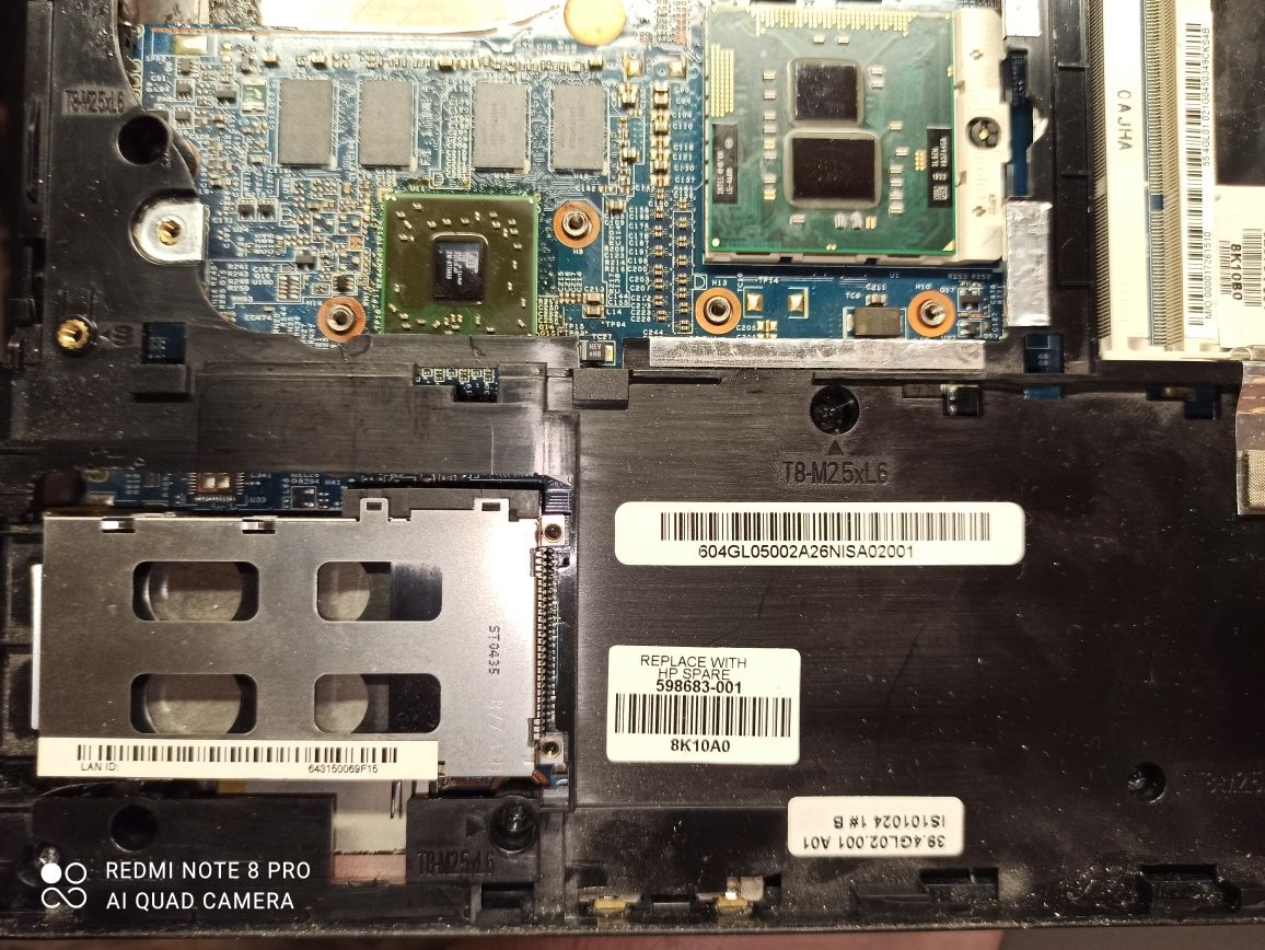Hp Probook 4720s HP G62 zawiasy taśma części palmrest DDR3 1/2/4GB