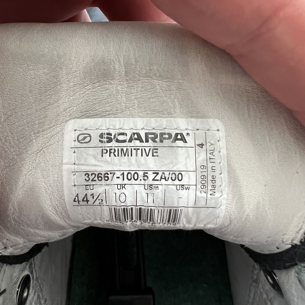 Черевики чоловічі оригінальні Scarpa Primitive