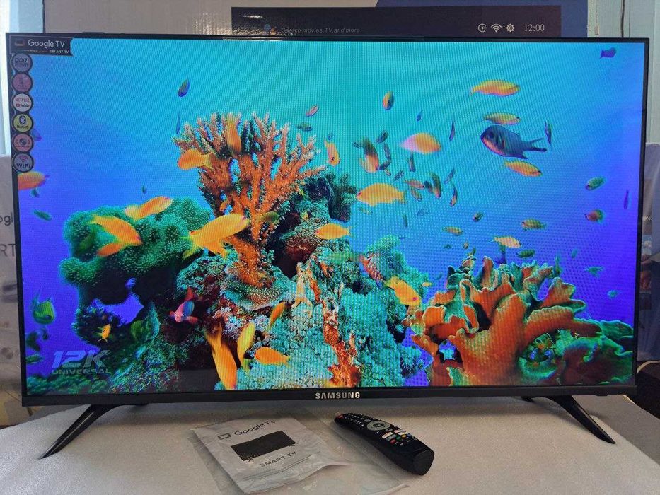 Телевизор SAMSUNG 56" 4K Google TV Smart TV безрамковий телевізор 2024