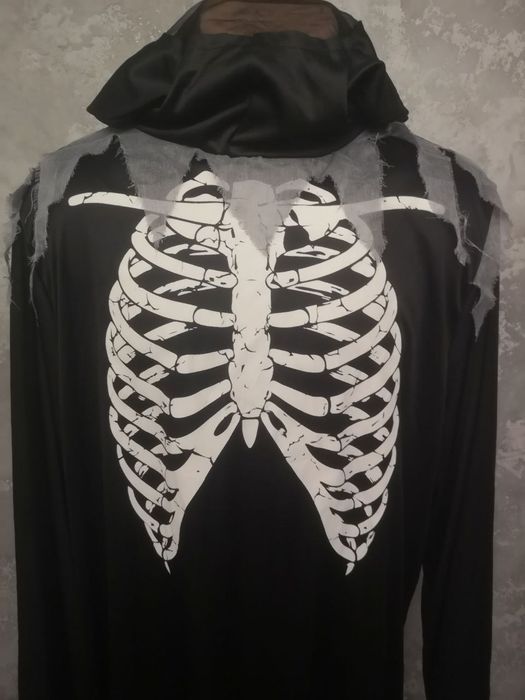 Карнавал маскарад костюм мантія ряса монах скелет хеловін хелоуін L-XL