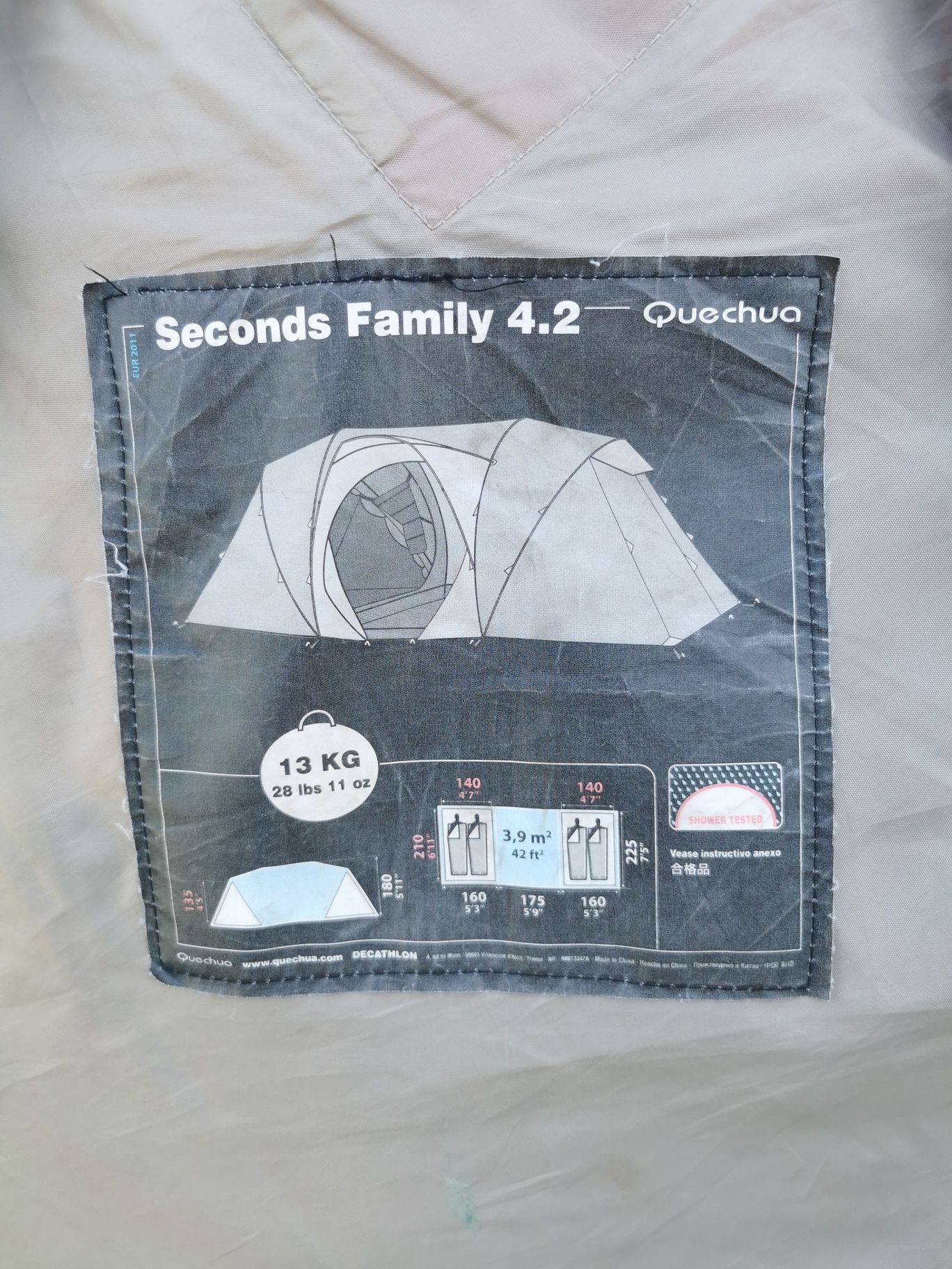 Namiot decathlon family seconds 4.2