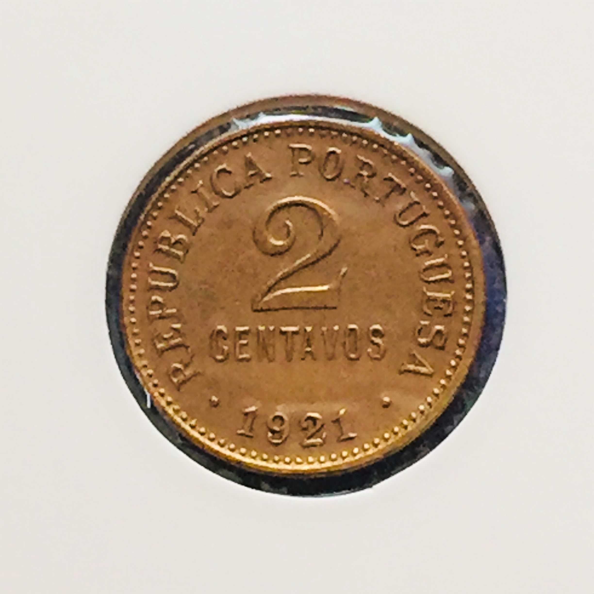 moeda 2 centavos 1921